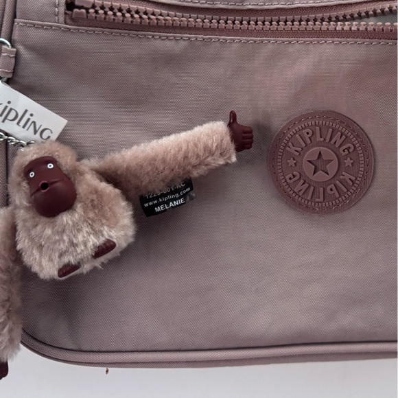 NWOT Kipling Dusty Taupe Messenger Bag - Picture 8 of 10